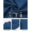 image:imageCOOFANDY Mens Short Sleeve Button Down Shirts Casual Summer Shirt Untucked Dress ShirtsDark Blue