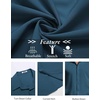 image:imageCOOFANDY Mens Short Sleeve Button Down Shirts Casual Summer Shirt Untucked Dress ShirtsLake Blue