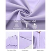image:imageCOOFANDY Mens Short Sleeve Button Down Shirts Casual Summer Shirt Untucked Dress ShirtsLavender