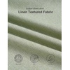 image:imageCOOFANDY Mens Short Sleeve Button Down Shirts Casual Summer Shirts Linen Beach Shirt with PocketLight Green
