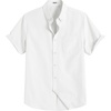 image:imageCOOFANDY Mens Short Sleeve Oxford Shirt Casual Button Down Shirts White