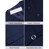 image:imageCOOFANDY Mens Suit Vest Formal Dress Vest Slim Fit Buesiness Wedding01navy Blue