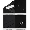 image:imageCOOFANDY Mens Suit Vest Formal Dress Vest Slim Fit Buesiness WeddingBlack