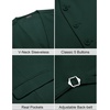 image:imageCOOFANDY Mens Suit Vest Formal Dress Vest Slim Fit Buesiness WeddingDark Green