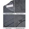 image:imageCOOFANDY Mens Suit Vest Formal Dress Vest Slim Fit Buesiness WeddingGrey