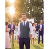 image:imageCOOFANDY Mens Suit Vest Formal Dress Vest Slim Fit Buesiness WeddingGrey