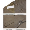 image:imageCOOFANDY Mens Suit Vest Formal Dress Vest Slim Fit Buesiness WeddingKhaki