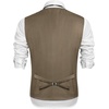 image:imageCOOFANDY Mens Suit Vest Formal Dress Vest Slim Fit Buesiness WeddingKhaki