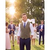 image:imageCOOFANDY Mens Suit Vest Formal Dress Vest Slim Fit Buesiness WeddingKhaki