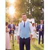 image:imageCOOFANDY Mens Suit Vest Formal Dress Vest Slim Fit Buesiness WeddingLight Blue