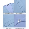 image:imageCOOFANDY Mens Suit Vest Formal Dress Vest Slim Fit Buesiness WeddingLight Blue
