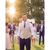 image:imageCOOFANDY Mens Suit Vest Formal Dress Vest Slim Fit Buesiness WeddingLight Khaki
