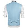 image:imageCOOFANDY Mens Suit Vest Formal Dress Vest Slim Fit Buesiness WeddingSky Blue