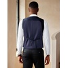 image:imageCOOFANDY Mens Suit Vest Slim Fit Double Breasted Dress Vest Casual Business Formal WaistcoatNavy Blue