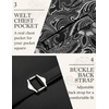 image:imageCOOFANDY Mens Suit Vest Tie Set 3PC Paisley Jacquard Waistcoat and Necktie Pocket Square for Holiday Party WeddingLight Silver