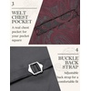 image:imageCOOFANDY Mens Suit Vest Tie Set 3PC Paisley Jacquard Waistcoat and Necktie Pocket Square for Holiday Party WeddingWine Red
