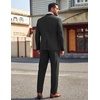 image:imageCOOFANDY Mens Suits 2 Piece Classic Fit Casual Suits Sets 2 Button Blazer Jacket And Dress Pants For Wedding Business PromBlack
