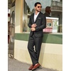 image:imageCOOFANDY Mens Suits 2 Piece Classic Fit Casual Suits Sets 2 Button Blazer Jacket And Dress Pants For Wedding Business PromBlack