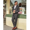 image:imageCOOFANDY Mens Suits 2 Piece Classic Fit Casual Suits Sets 2 Button Blazer Jacket And Dress Pants For Wedding Business PromDark Grey
