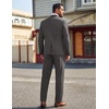 image:imageCOOFANDY Mens Suits 2 Piece Classic Fit Casual Suits Sets 2 Button Blazer Jacket And Dress Pants For Wedding Business PromDark Grey