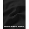 image:imageCOOFANDY Mens Summer Beach Shorts Casual Elastic Waist Drawstring Short Vacation Shorts with PocketsBlack