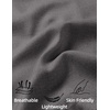 image:imageCOOFANDY Mens Summer Beach Shorts Casual Elastic Waist Drawstring Short Vacation Shorts with PocketsDark Grey