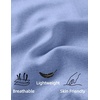 image:imageCOOFANDY Mens Summer Beach Shorts Casual Elastic Waist Drawstring Short Vacation Shorts with PocketsLight Blue