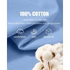 image:imageCOOFANDY Mens T Shirts V Neck Short Sleeve Plain Casual Cotton Basic Pullover TeesLight Blue