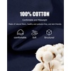image:imageCOOFANDY Mens T Shirts V Neck Short Sleeve Plain Casual Cotton Basic Pullover TeesNavy Blue