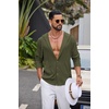 image:imageCOOFANDY Mens UPF 50 Sun Protection Hoodie Shirt Lightweight Quick Dry Fishing Hiking Beach Cover UpArmy Green