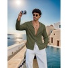 image:imageCOOFANDY Mens UPF 50 Sun Protection Hoodie Shirt Lightweight Quick Dry Fishing Hiking Beach Cover UpArmy Green