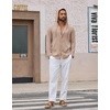 image:imageCOOFANDY Mens UPF 50 Sun Protection Hoodie Shirt Lightweight Quick Dry Fishing Hiking Beach Cover UpKhaki