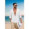 image:imageCOOFANDY Mens UPF 50 Sun Protection Hoodie Shirt Lightweight Quick Dry Fishing Hiking Beach Cover UpWhite