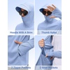 image:imageCOOFANDY Mens UPF 50 Sun Protection Hoodie Zip Up Lightweight UV Jacket Long Sleeve Sun Shirt Running Fishing Hiking OutdoorLight Blue