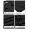 image:imageCOOFANDY Mens V Neck Polo Shirts Short Sleeve Golf TShirts Ribbed Knit Soft TeesBlack