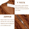 image:imageCOOFANDY Mens Western Cowboy Vest Casual Fringe Hippie Costume V Neck Zipper Suede Leather WaistcoatBrown