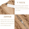 image:imageCOOFANDY Mens Western Cowboy Vest Casual Fringe Hippie Costume V Neck Zipper Suede Leather WaistcoatLight Khaki
