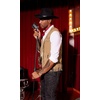 image:imageCOOFANDY Mens Western Cowboy Vest Casual Fringe Hippie Costume V Neck Zipper Suede Leather WaistcoatLight Khaki