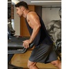 image:imageCOOFANDY Mens Workout Tank Tops Cut Off Bodybuilding Fitness Muscle Shirts Wide Armholes Summer Sleeveless ShirtBlack