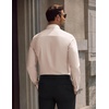 image:imageCOOFANDY Mens Wrinkle Free Dress Shirt Stretch Long Sleeve Button Down Shirts Formal Business ShirtChampagne Color