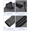 image:imageCOOFANDY Mens Wrinkle Free Dress Shirt Stretch Long Sleeve Button Down Shirts Formal Business ShirtDark Grey