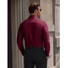 image:imageCOOFANDY Mens Wrinkle Free Dress Shirt Stretch Long Sleeve Button Down Shirts Formal Business ShirtDark Red