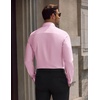 image:imageCOOFANDY Mens Wrinkle Free Dress Shirt Stretch Long Sleeve Button Down Shirts Formal Business ShirtPink