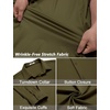image:imageCOOFANDY Mens Wrinkle Free Dress Shirts Long Sleeve Untucked Shirts Casual Button Down ShirtsArmy Green