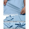 image:imageCOOFANDY Mens Wrinkle Free Dress Shirts Long Sleeve Untucked Shirts Casual Button Down ShirtsBlue