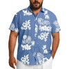 Blue Tropical Floral