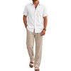 White Shirt/Moon Gray Pants