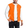 image:imageCOOFANDY Mens Fashion Varsity Jacket Causal Slim Fit Cotton Letterman Baseball Bomber JacketsOrange