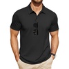 image:imageCOOFANDY Mens Polo Shirts Short Sleeve Pique Jersey Golf Shirt Casual Summer Collared TShirtsAblack