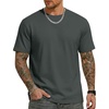 image:imageCOOFANDY Mens T Shirts Short Sleeve Heavyweight Tshirt Casual Crew Neck Tee Shirts for MenArmy Green